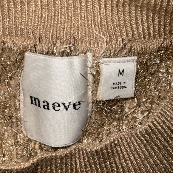 Maeve Violetta Tinsel Sweater - Picture 3 of 6